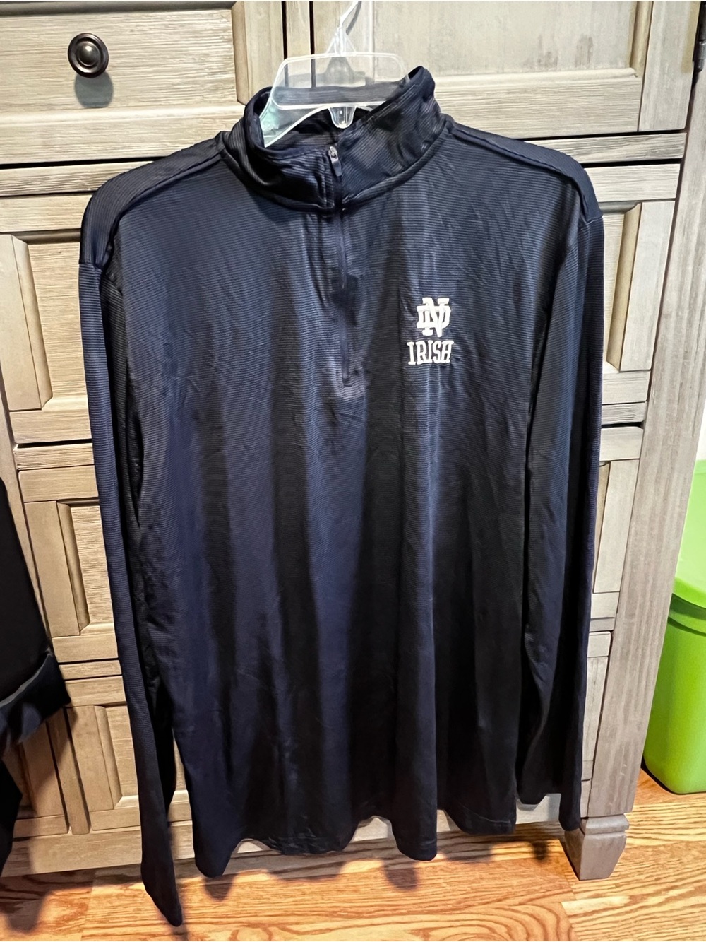 Irish Men's Navy Quarter-Zip Pullover